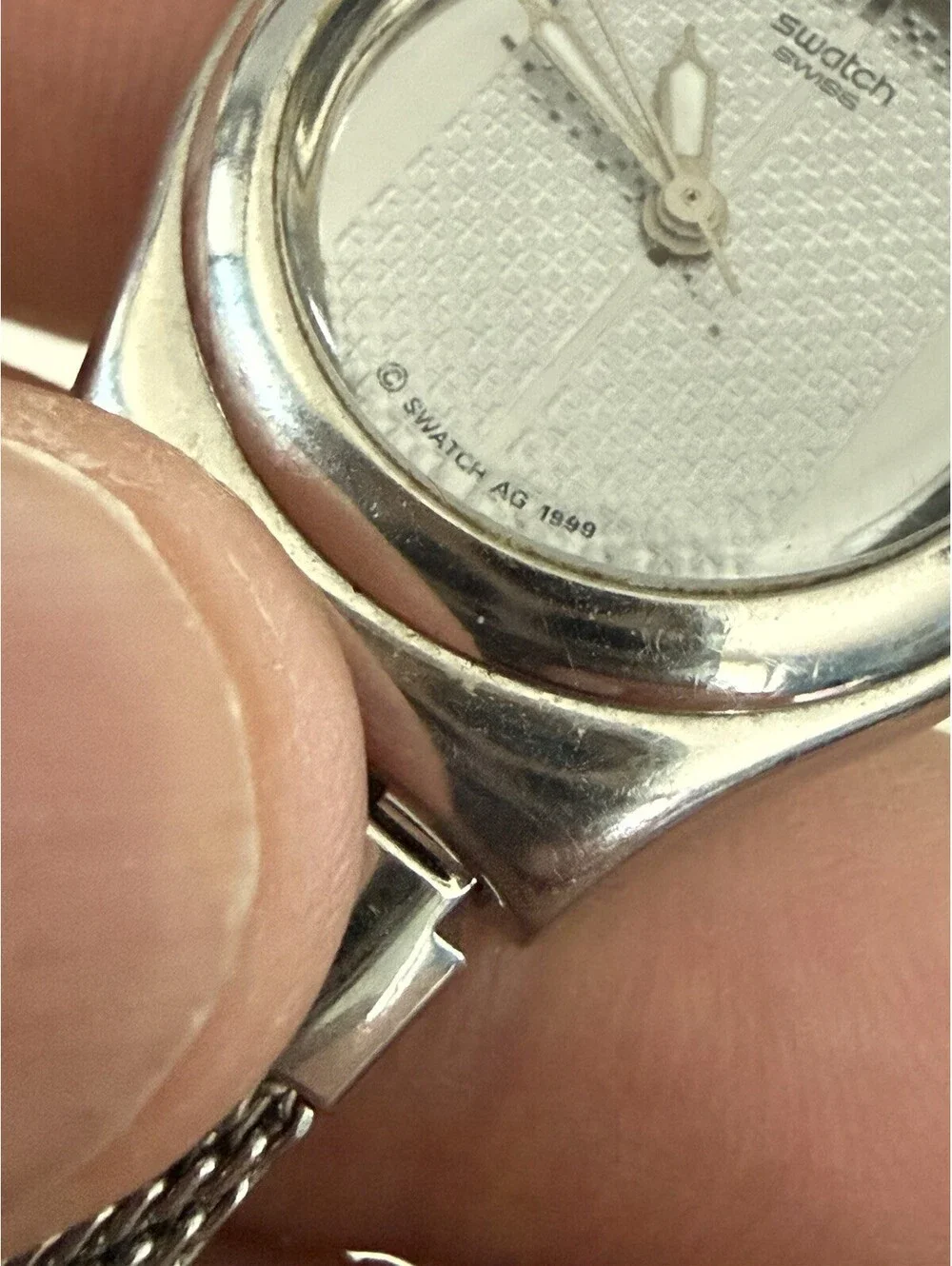 Swatch Quartz Watch Double Belt , Good Condition , Needs Battery